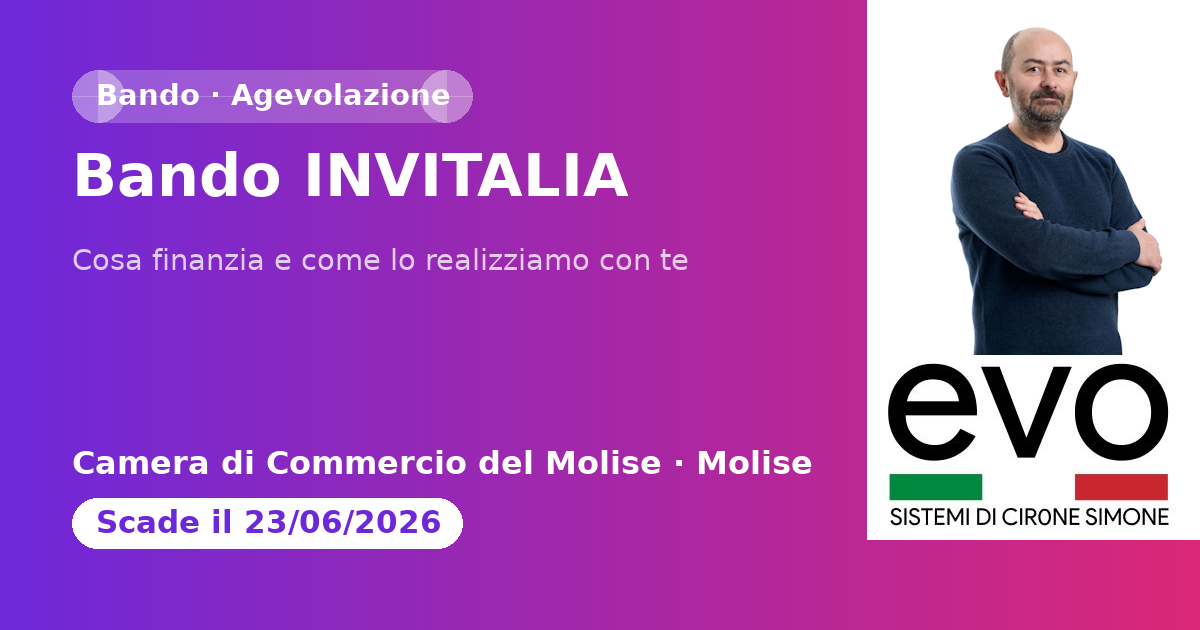 Bando INVITALIA