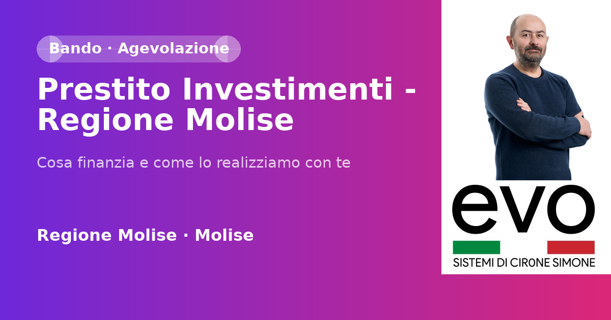Prestito Investimenti - Regione Molise
