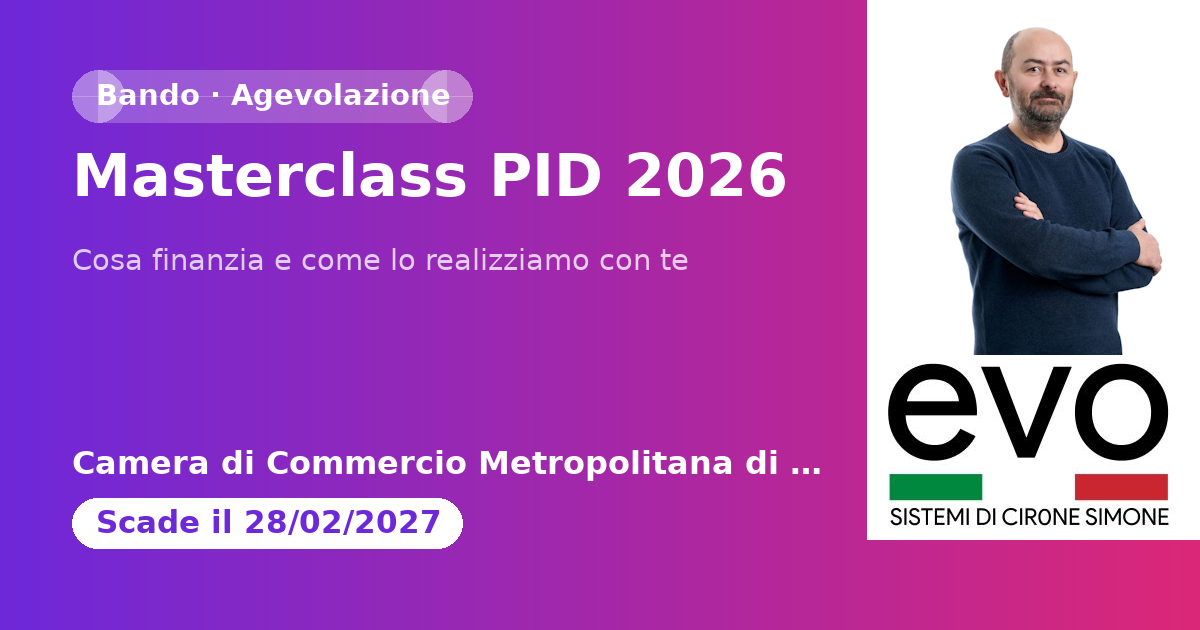 Masterclass PID 2026