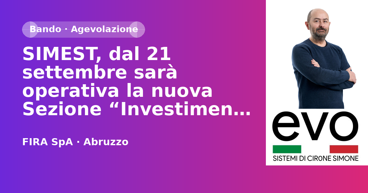 SIMEST, dal 21 settembre sarà operativa la nuova Sezione “Investimenti IA & Quantum Compu…