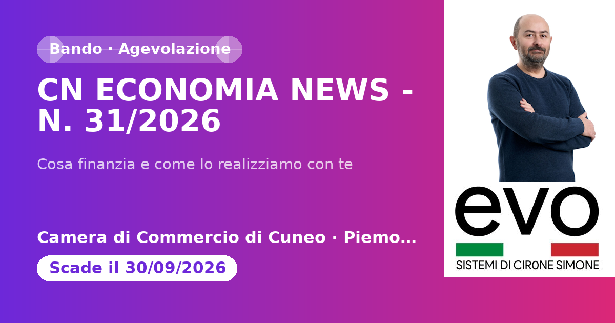 CN ECONOMIA NEWS - N. 31/2026