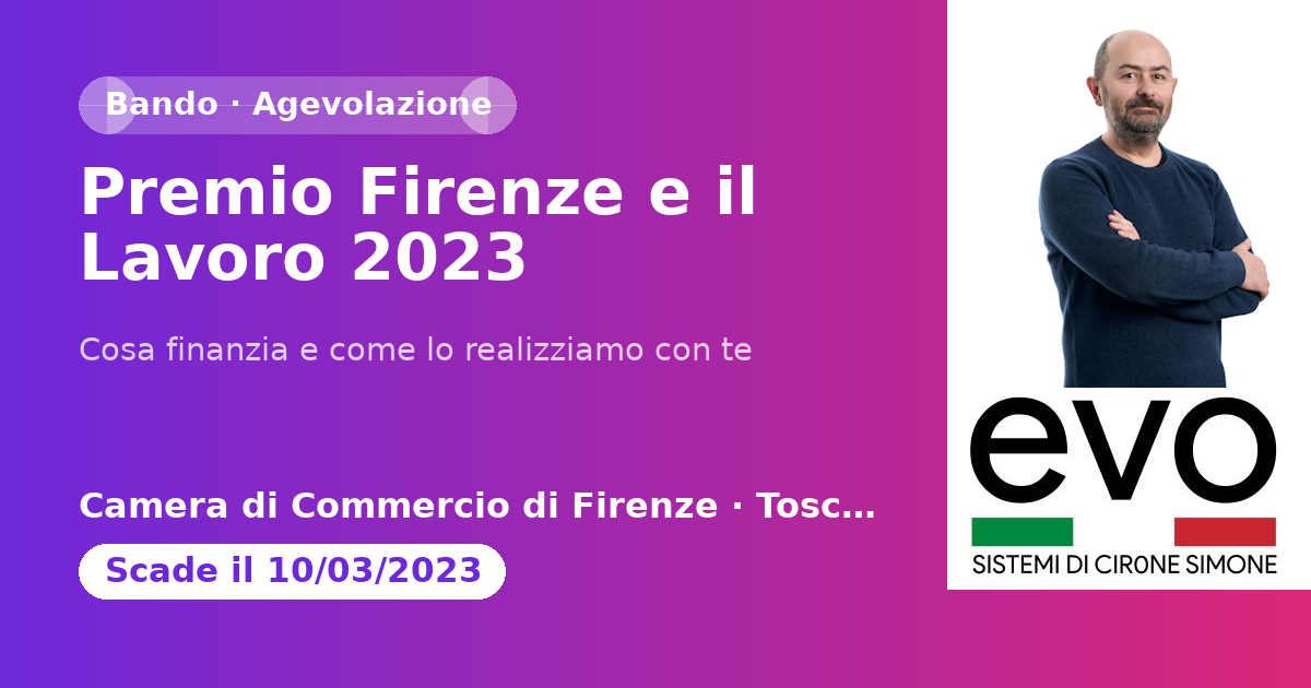 Premio Firenze e il Lavoro 2023