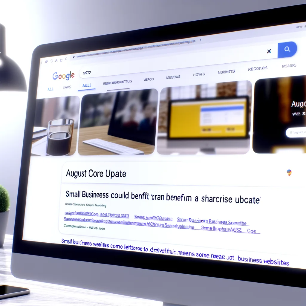 La SERP di Google 2024 e come i piccoli siti possono beneficiare del core update di agosto 2 La SERP di Google 2024 e come i piccoli siti possono beneficiare del core update di agosto