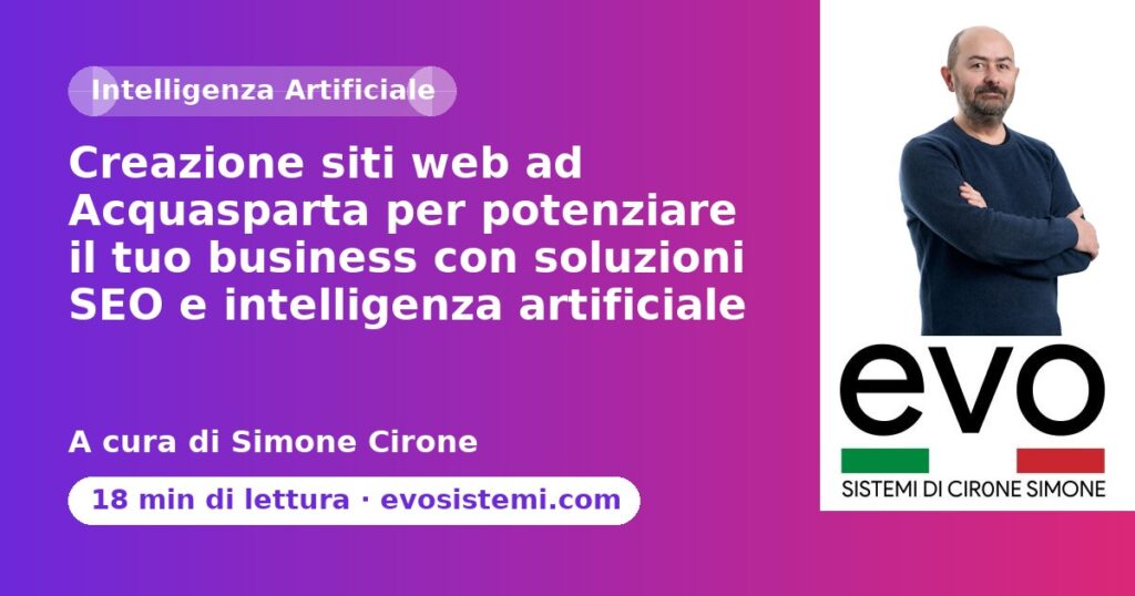 Creazione siti web ad Acquasparta per potenziare il tuo business con soluzioni SEO e intelligen