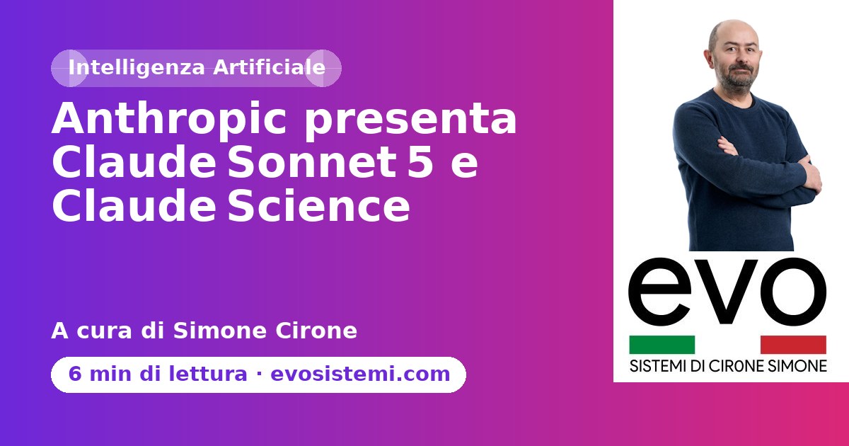 Anthropic presenta Claude Sonnet 5 e Claude Science