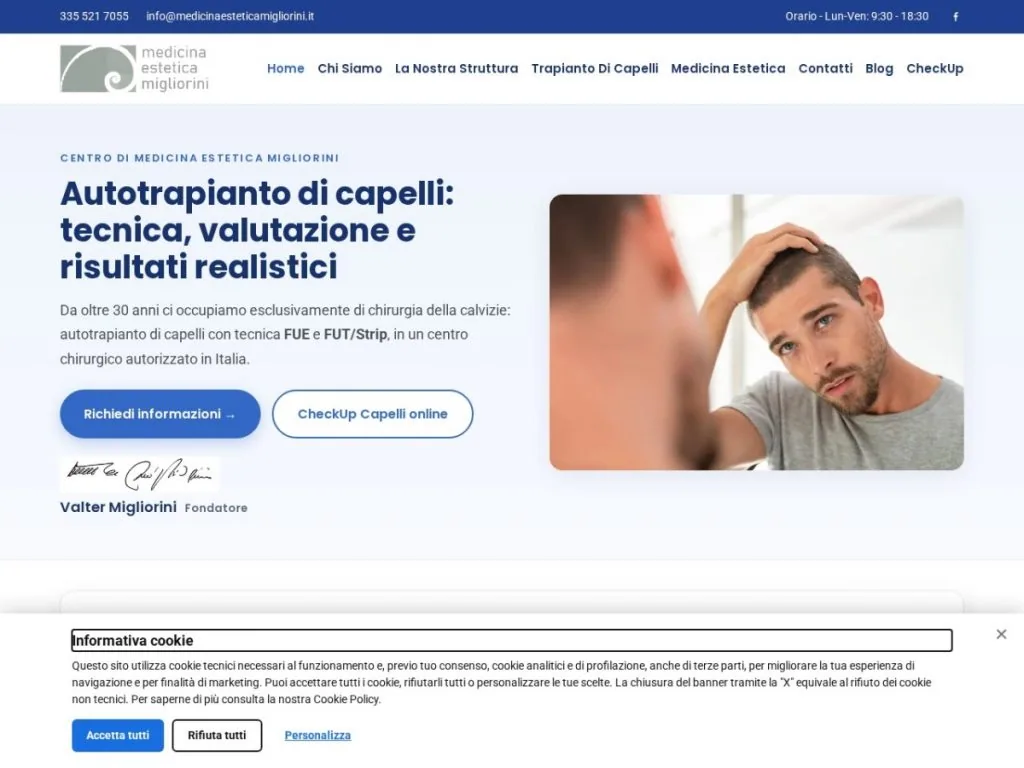 Anteprima del sito Migliorini