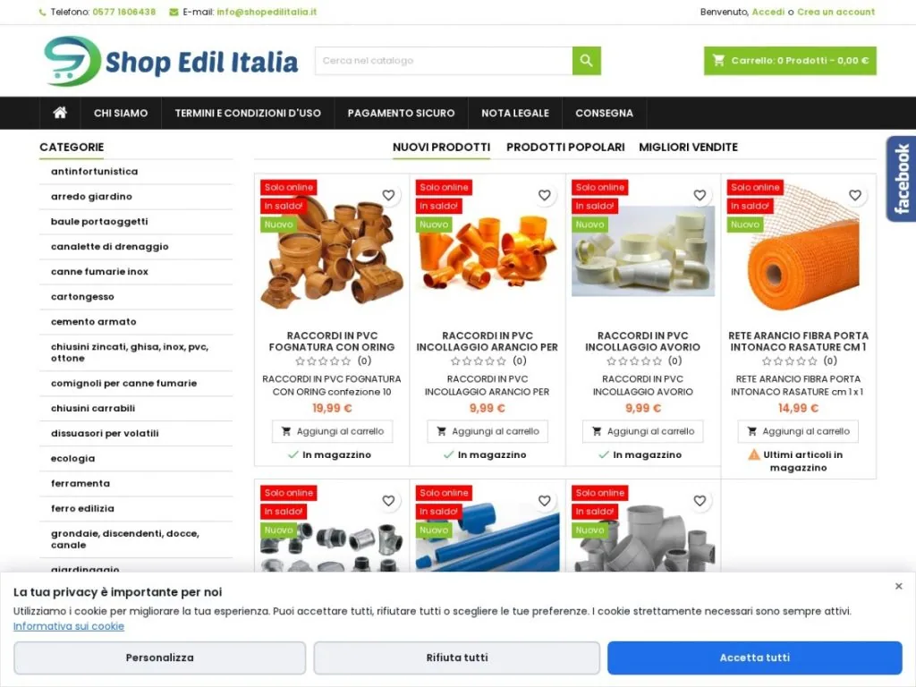 Anteprima del sito Angelone Occhiali