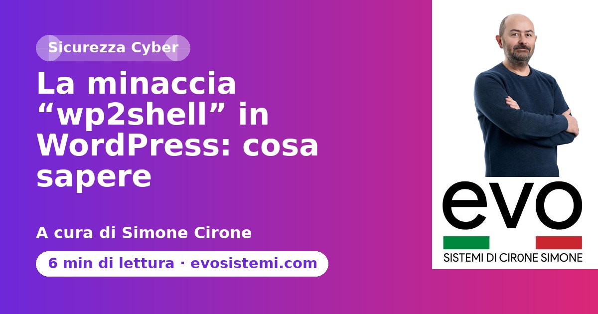 La minaccia “wp2shell” in WordPress: cosa sapere