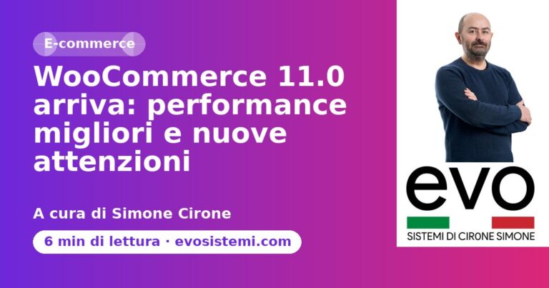 WooCommerce 11.0 arriva: performance migliori e nuove attenzioni